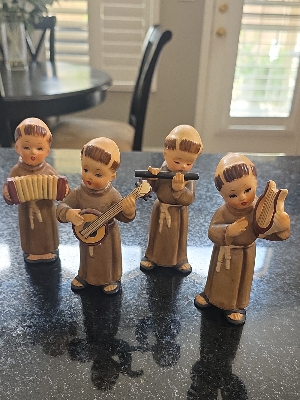 Vintage 1964 Inarco Monk Figurines